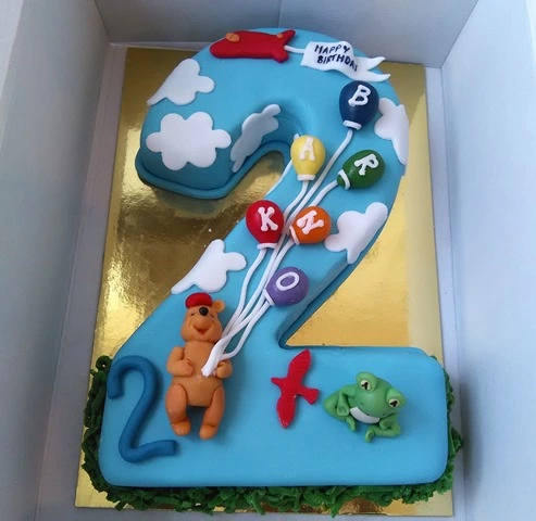 Torta Dvojka (môže byť aj iné číslo)