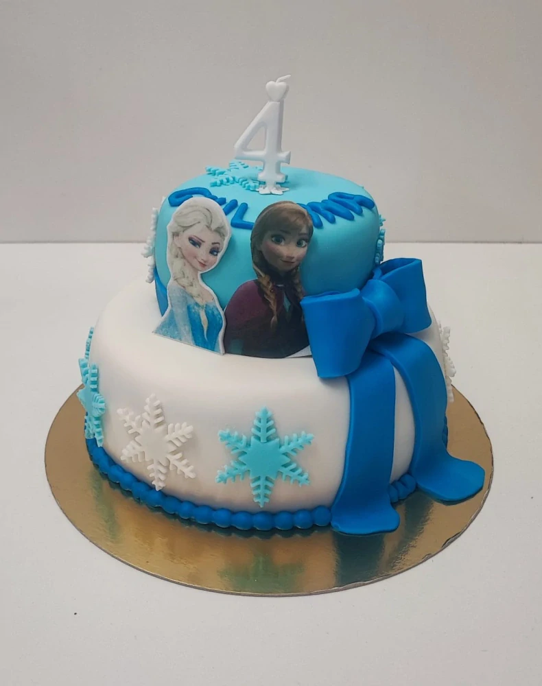 Torta Frozen, Ľadové kráľovstvo, Anna, Elsa