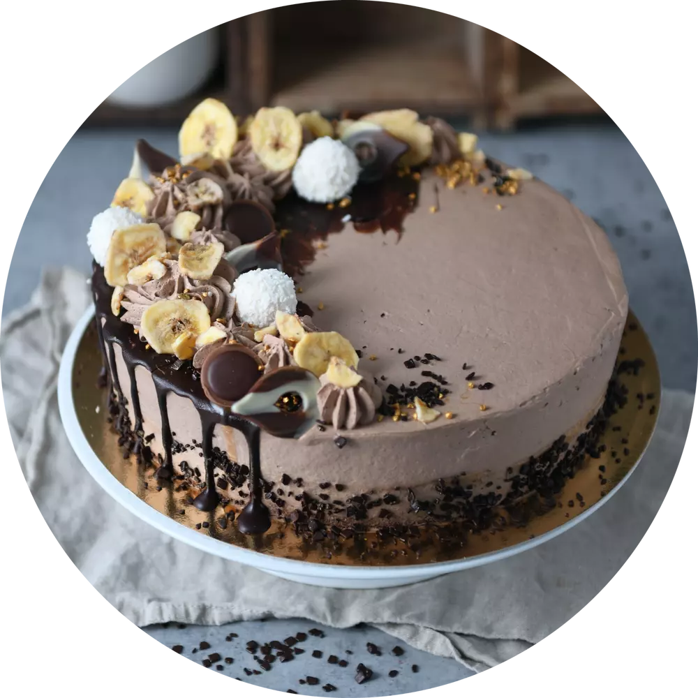 Čoko-banán torta deluxe
