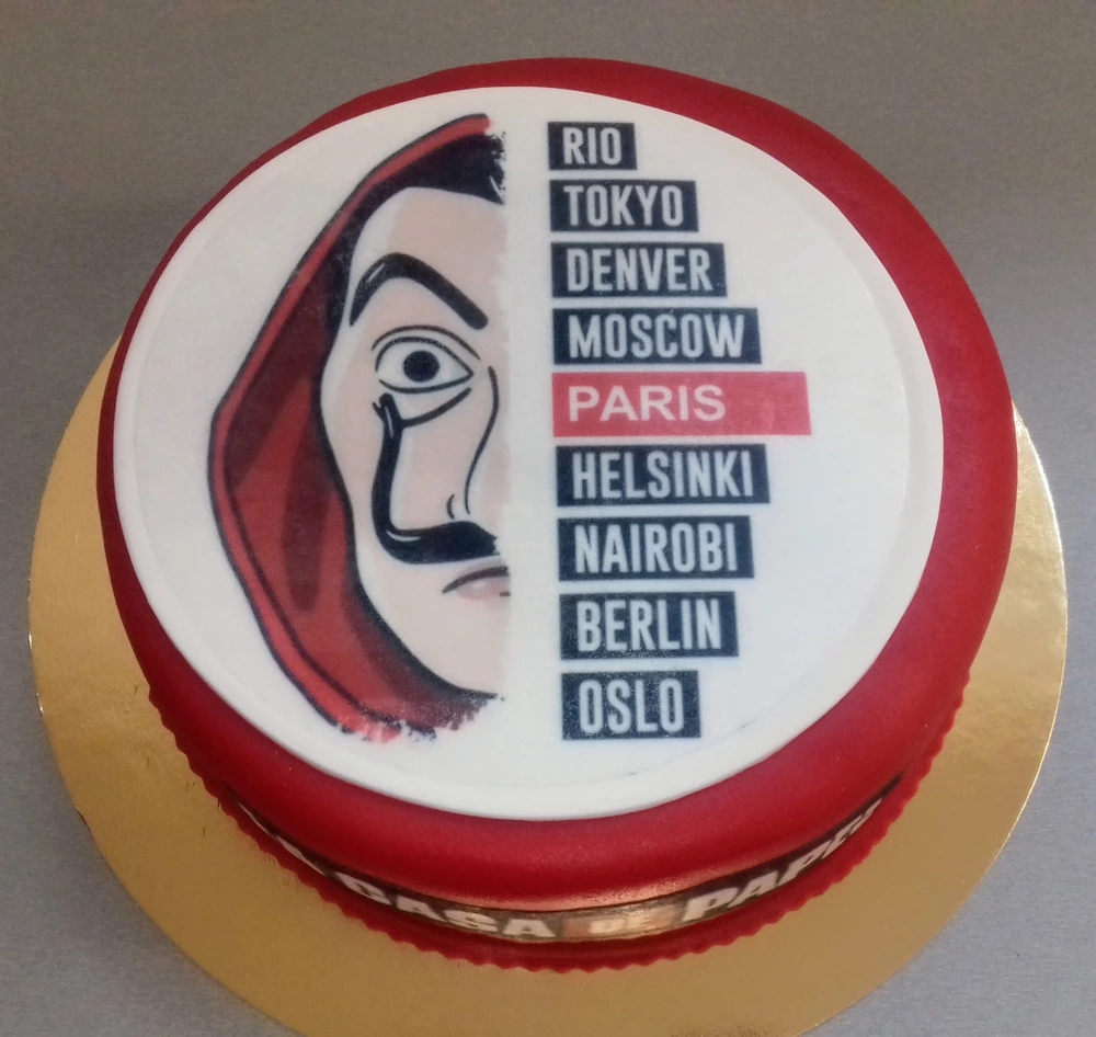 Torta Money Heist, La casa de papel