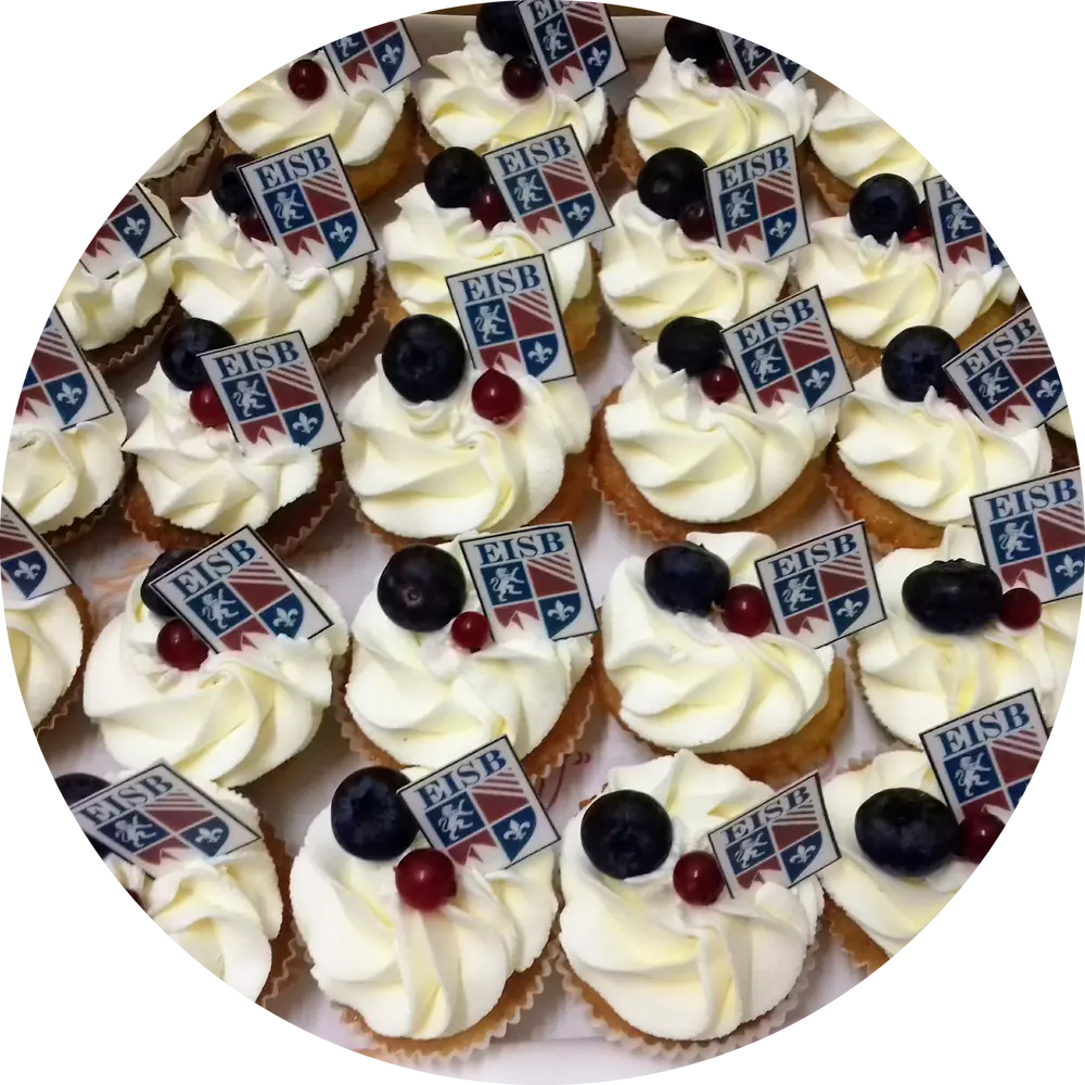 Cupcake s logom firmy 80g (min. odber 10ks)