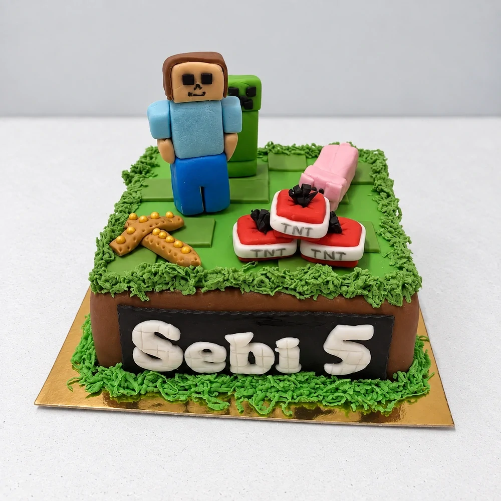 Torta Minecraft