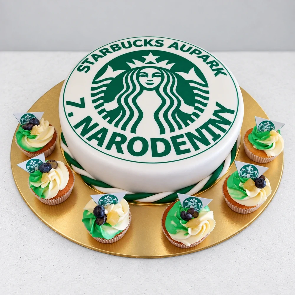 Torta Firemná s logom / cupcaky