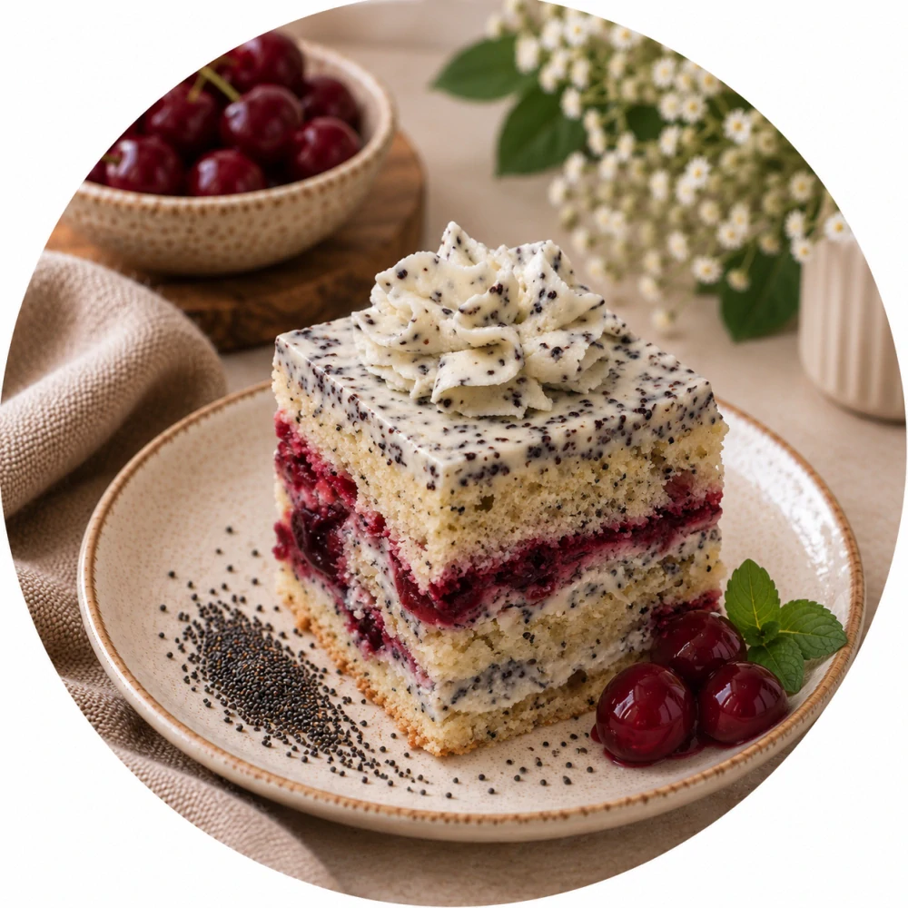 Makovo-višňová kocka 100 g