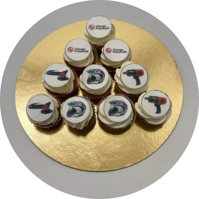 Cupcake s logom firmy 80g (min. odber 10ks)