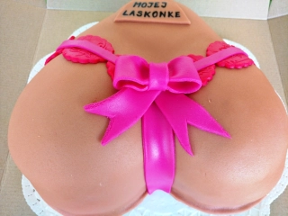 Torta Erotická - krásny zadok