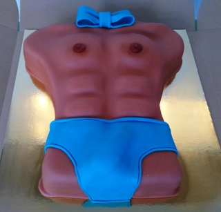 Torta Eroticka Muzske torzo