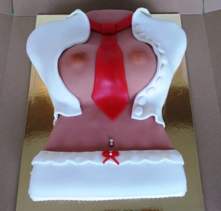 Torta Eroticka Zenske torzo