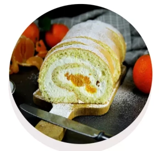 Mandarínková roláda 100g (minimálny odber 4ks)
