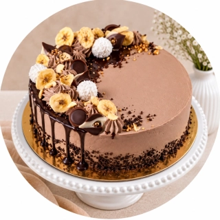 Čoko-banán torta deluxe