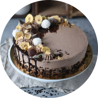 Čoko-banán torta deluxe