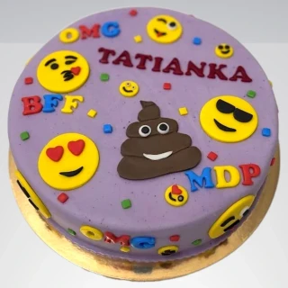 Torta Emoji, Smajlíci