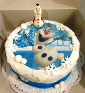 Torta Frozen, Ľadové kráľovstvo, Olaf