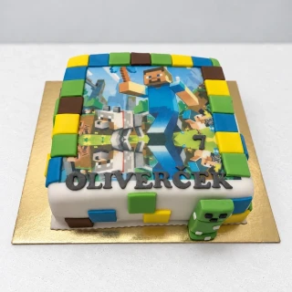 Torta Minecraft