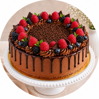 Čoko-malinová torta deluxe