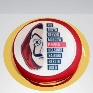Torta Money Heist, La casa de papel