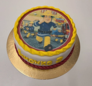 Torta Požiarnik Sam