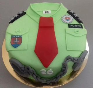 Torta Polícia uniforma