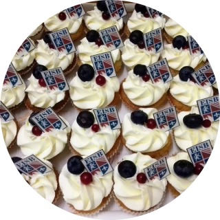 Cupcake s logom firmy 80g (min. odber 10ks)