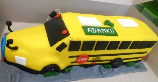 Torta Školský autobus