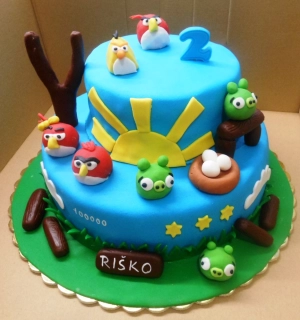 Torta Angry Birds