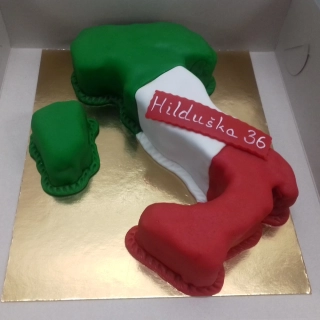 Torta Atlas (môže byť akákoľvek krajina)