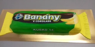 Torta Sladkosť Banány v čokoláde (môže byť aj iný druh)