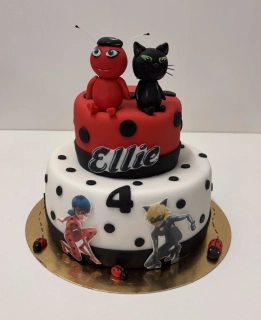 Torta Čarovná lienka, Miraculous ladybug