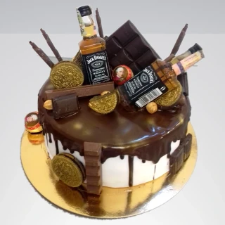 Torta Whiskey (cena vrátane flaštičiek)