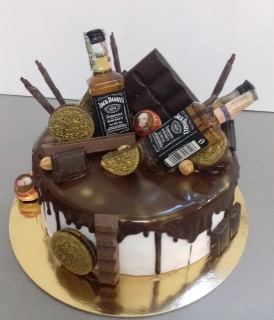 Torta Whiskey (cena vrátane flaštičiek)