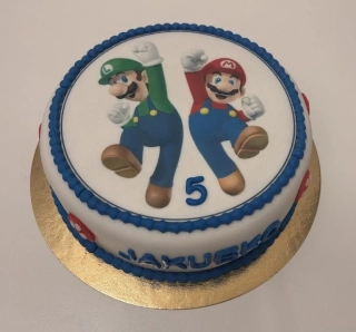 Torta Super Mario a Luigi