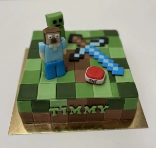 Torta Minecraft