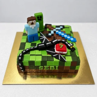 Torta Minecraft