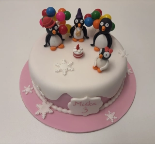 Torta Tučniaci pinguins