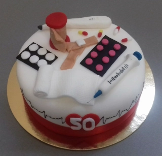 Torta Lekár doktor sestrička