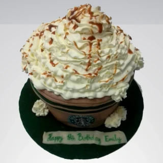 Torta Cappuccino - horúca čokoláda