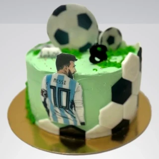 Torta Futbal, Messi