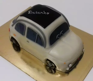 Torta Auto Fiat 500