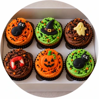 Cupcake Halloween Balenie 6ks x 80g 