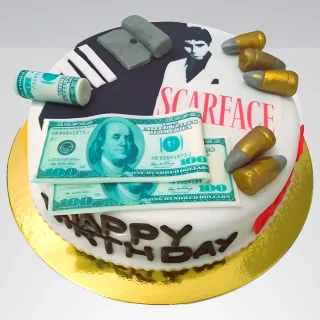 Torta Mafia Zjazvená tvár Scarface