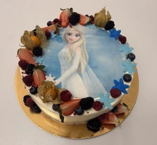 Torta Frozen, Ľadové kráľovstvo, Elsa