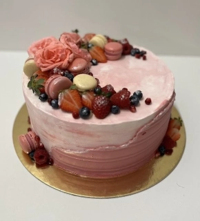    Torta Deluxe ružová