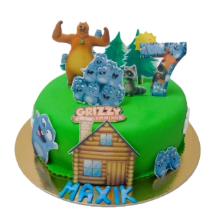 Torta Máša a medveď