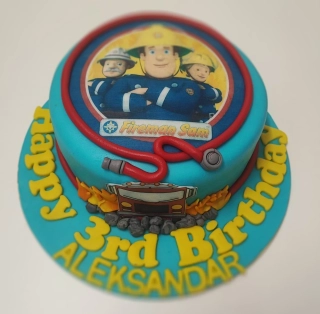 Torta Požiarnik Sam