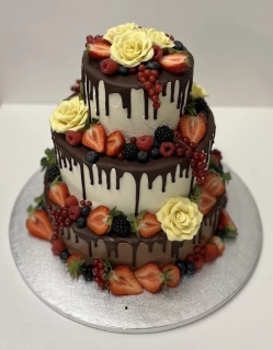 Torta Svadobná s ovocím