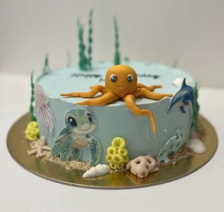Torta Morské zvieratká