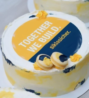 Torta Firemná s logom / krém