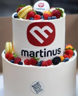 Torta Firemná poschodová s logom / krém