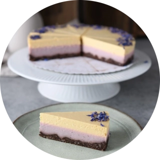 TORTA Raw jahoda-marakuja (BEZ LEPKU A LAKTÓZY)