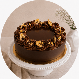 TORTA Čokoládovo-banánová